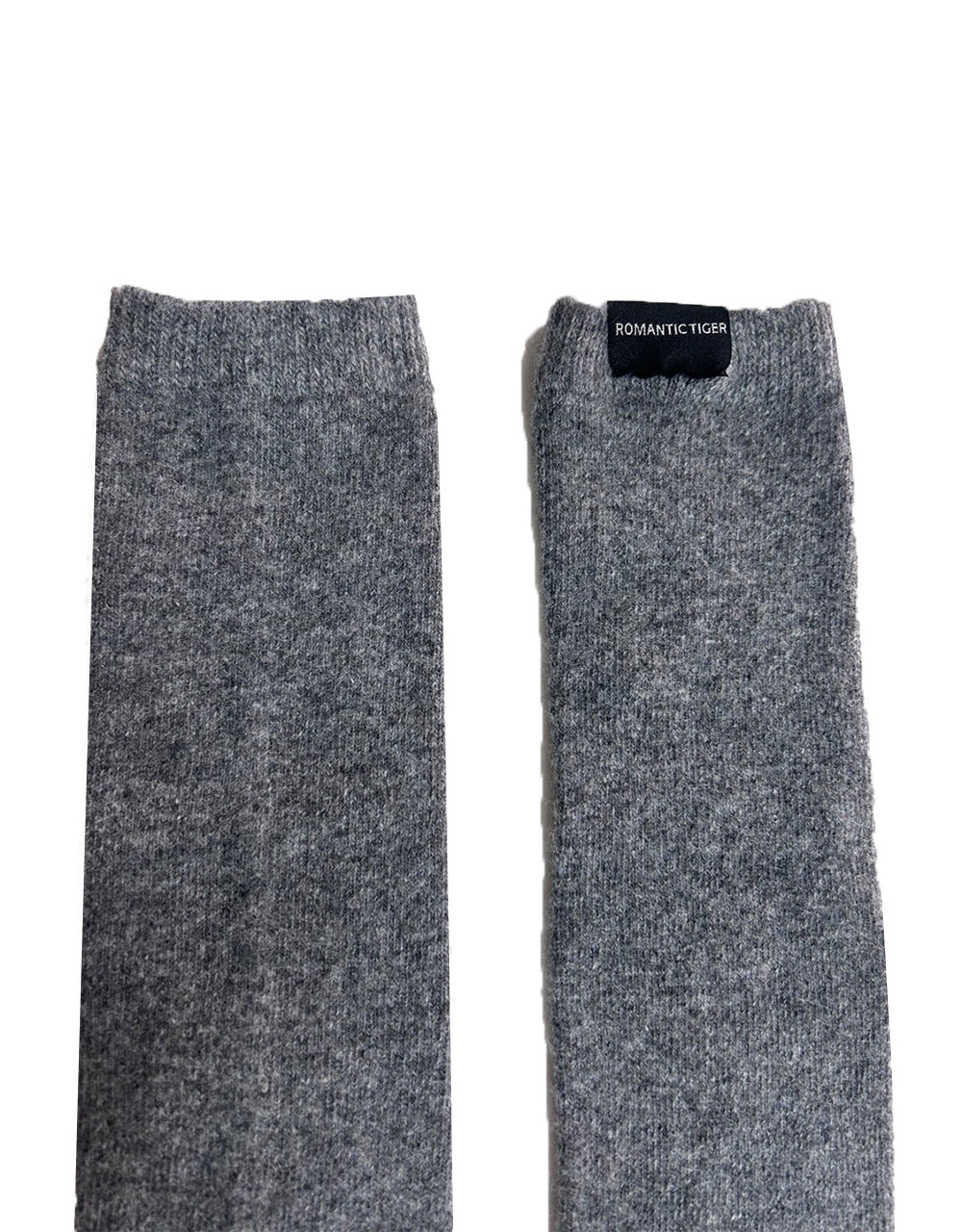 cashmere knee stocking (charcoal)