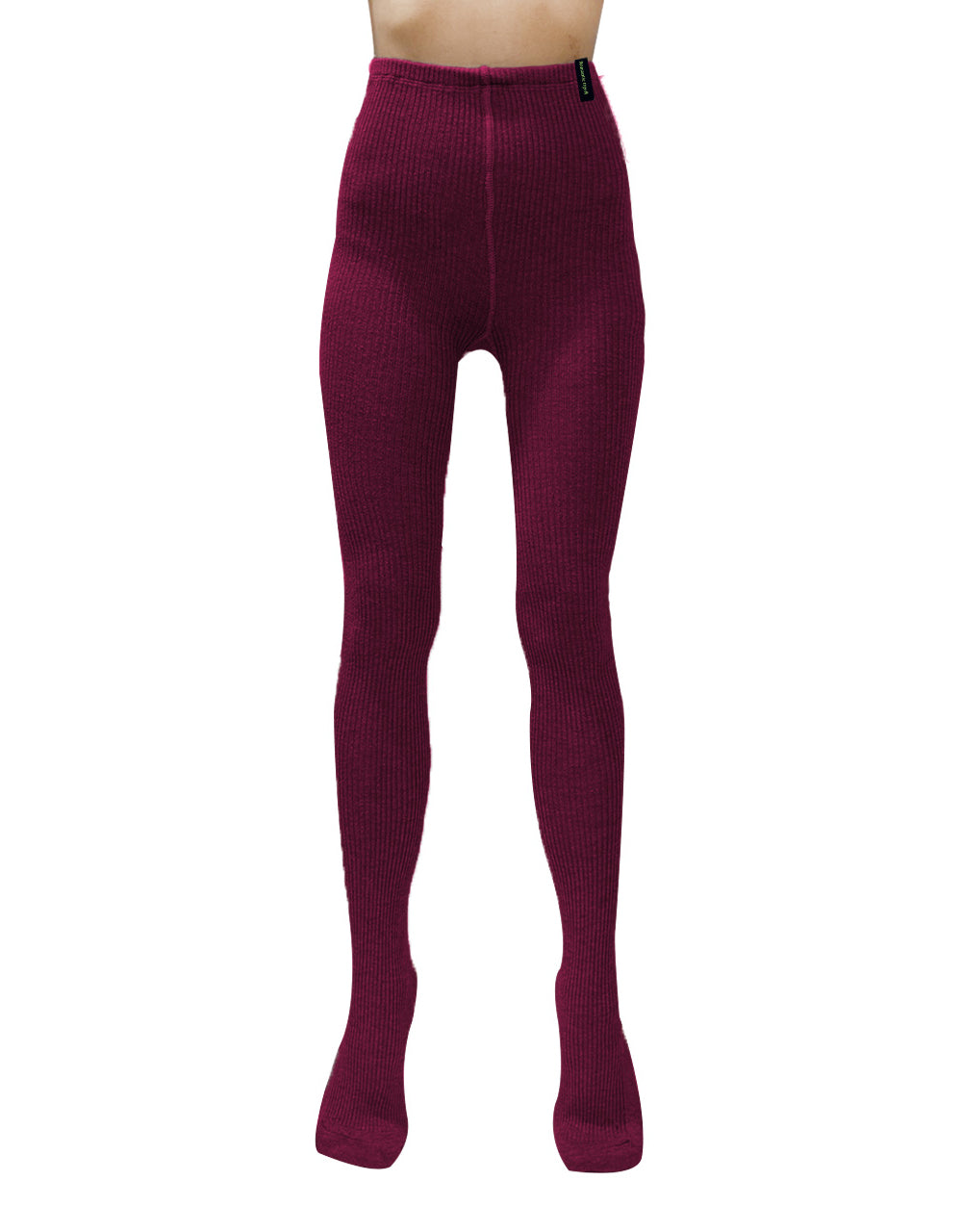 hot-pack winter wool stocking (burgundy)