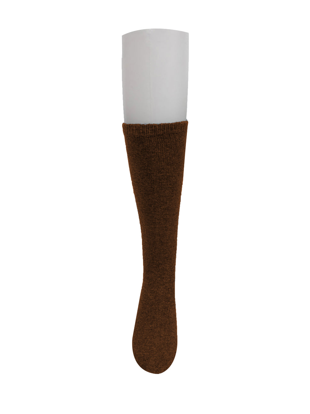 cashmere knee stocking (dark brown)