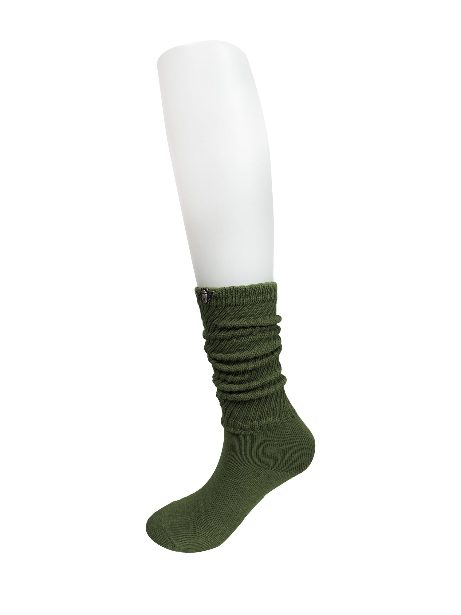 beetle warmer socks (green)