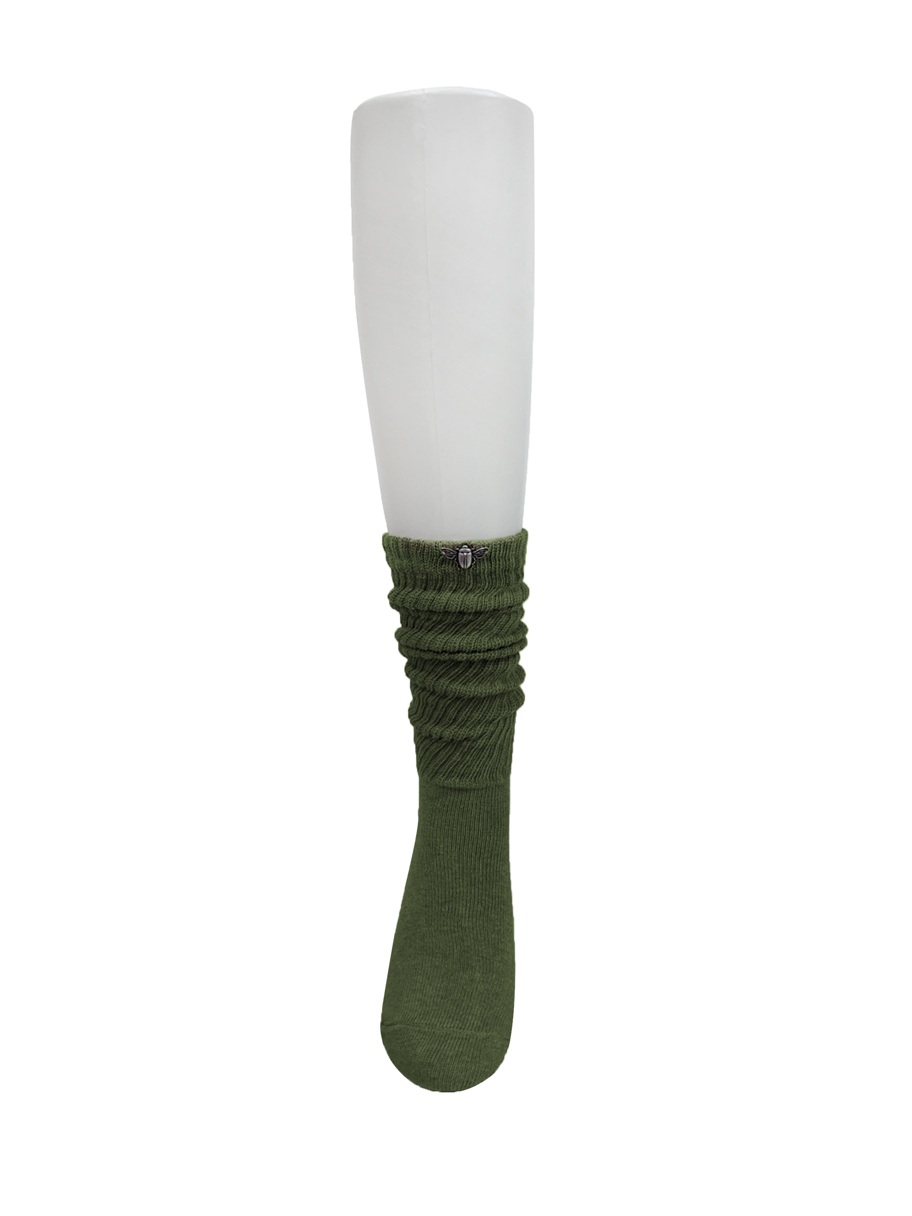 beetle warmer socks (green)