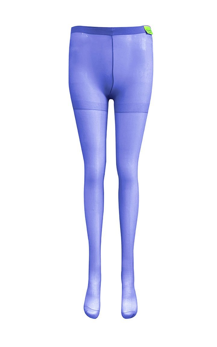 color sheer tights blue