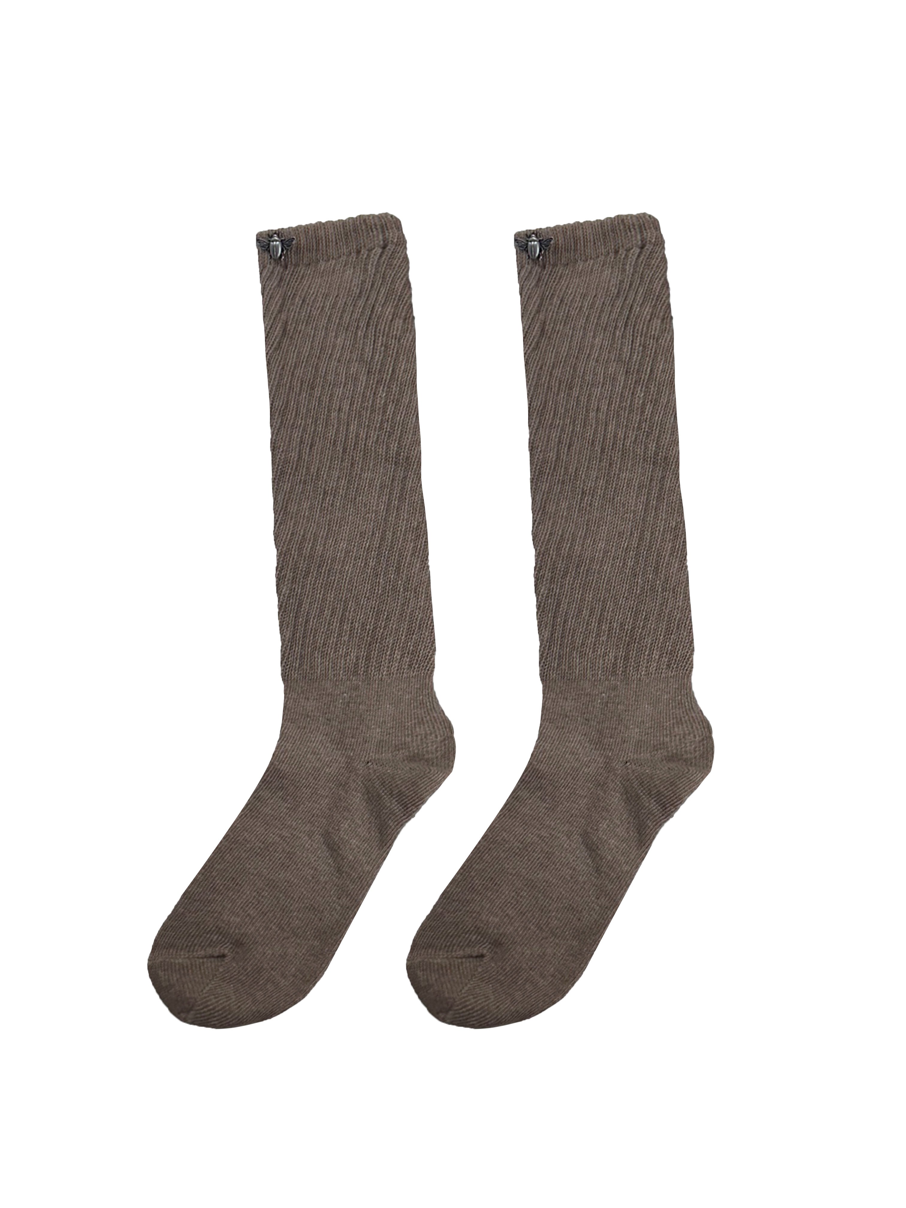 beetle warmer socks (brown)