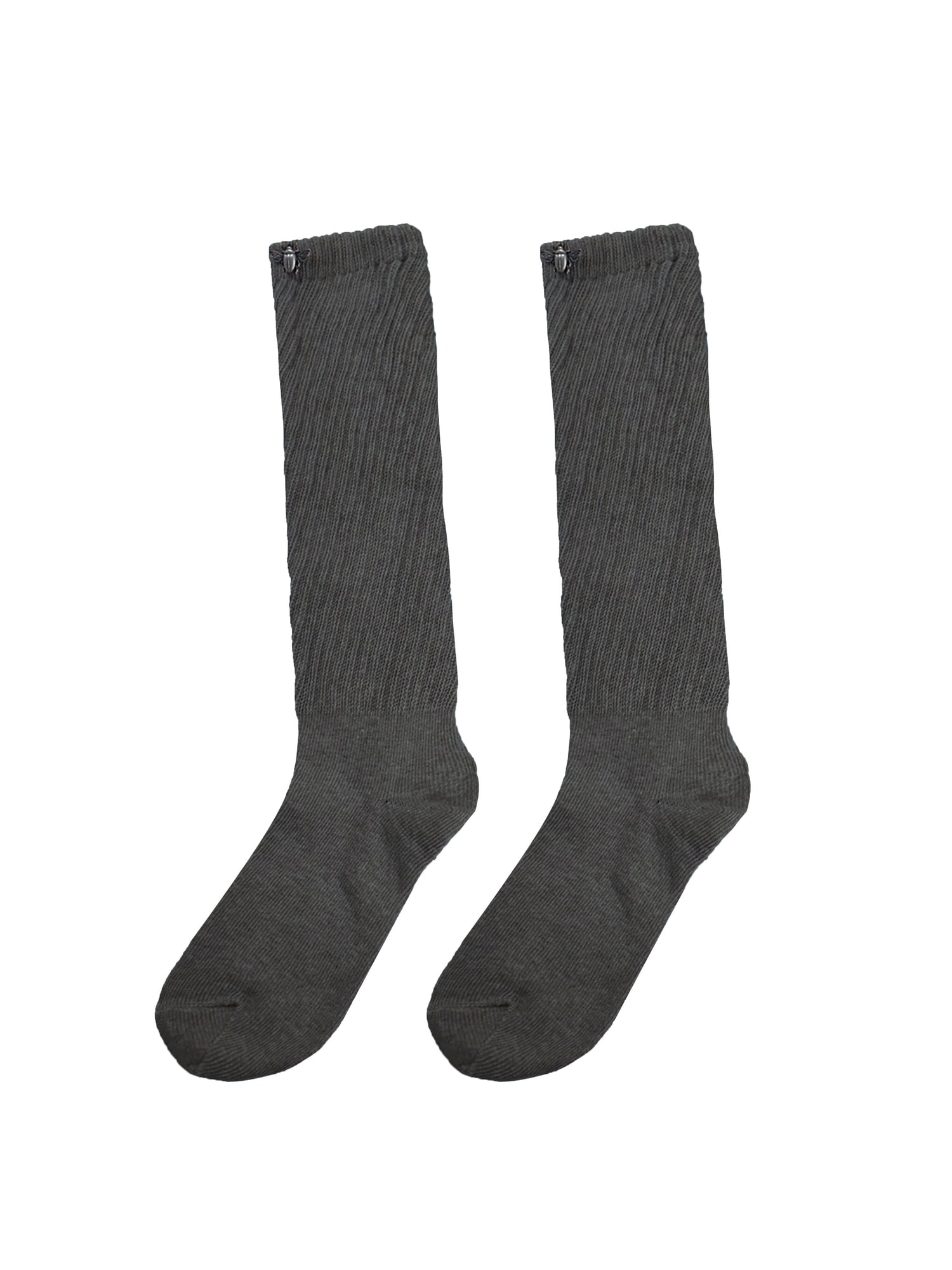 beetle warmer socks (charcoal)