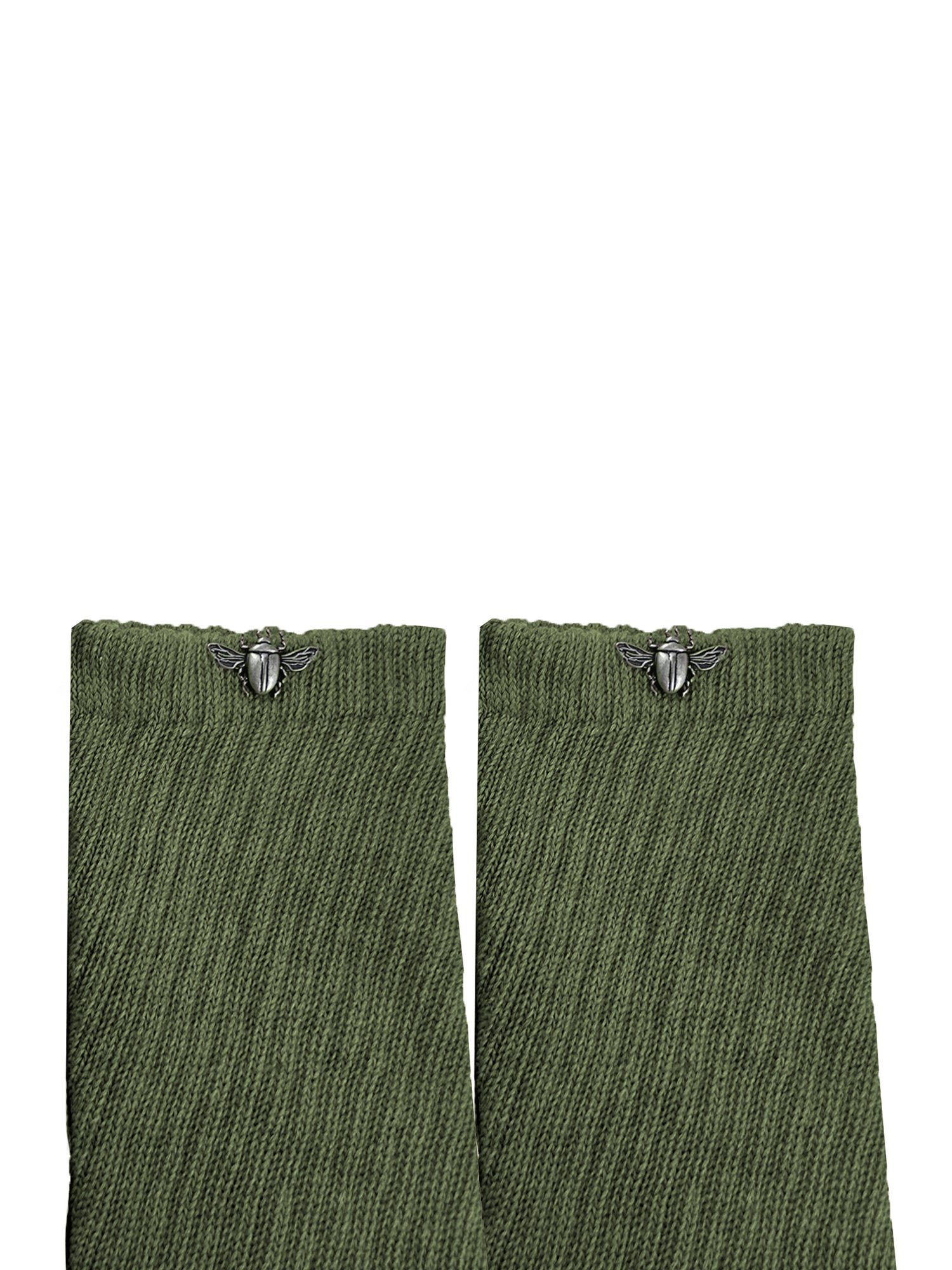 beetle warmer socks (green)