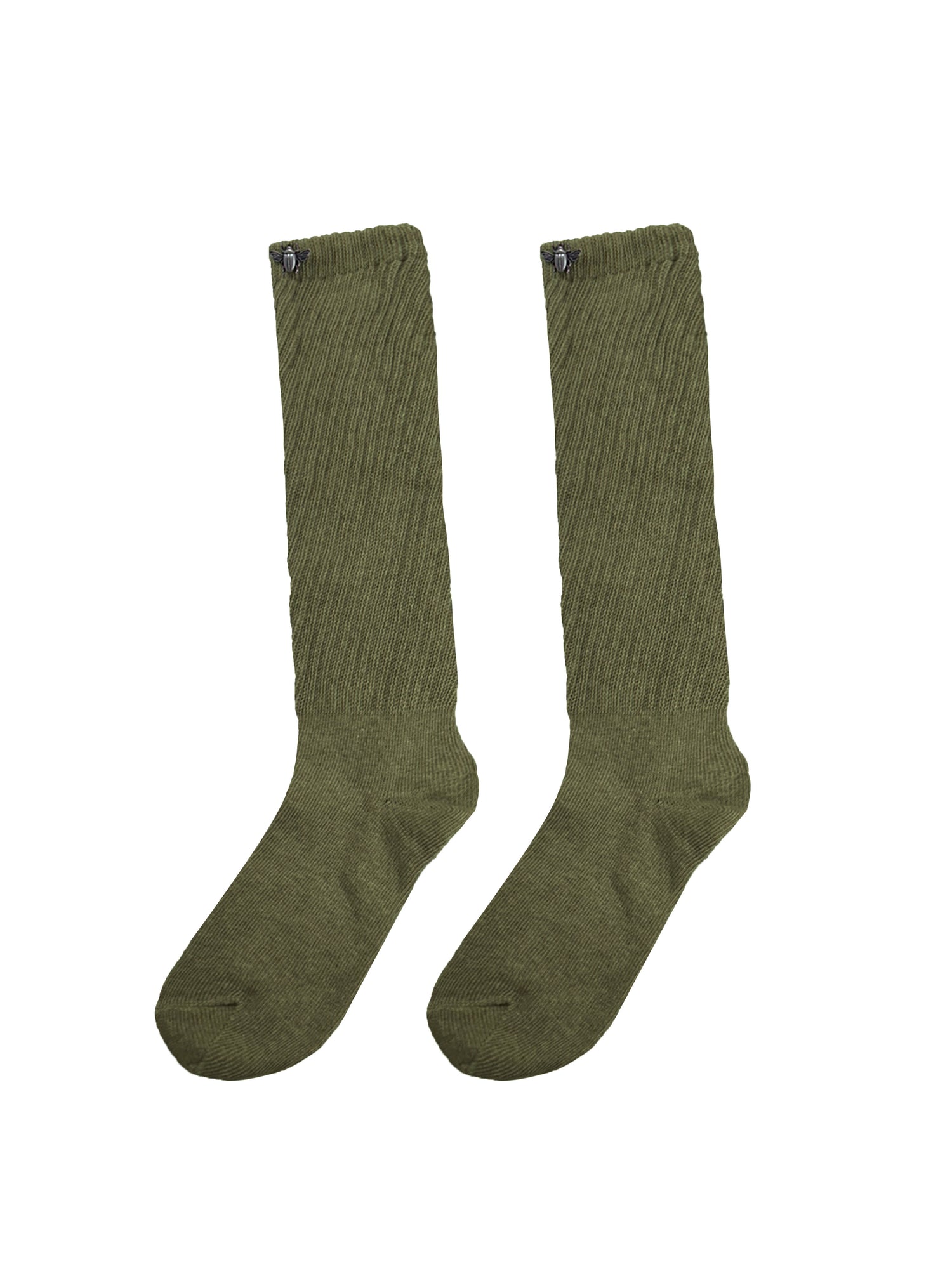 beetle warmer socks (green)