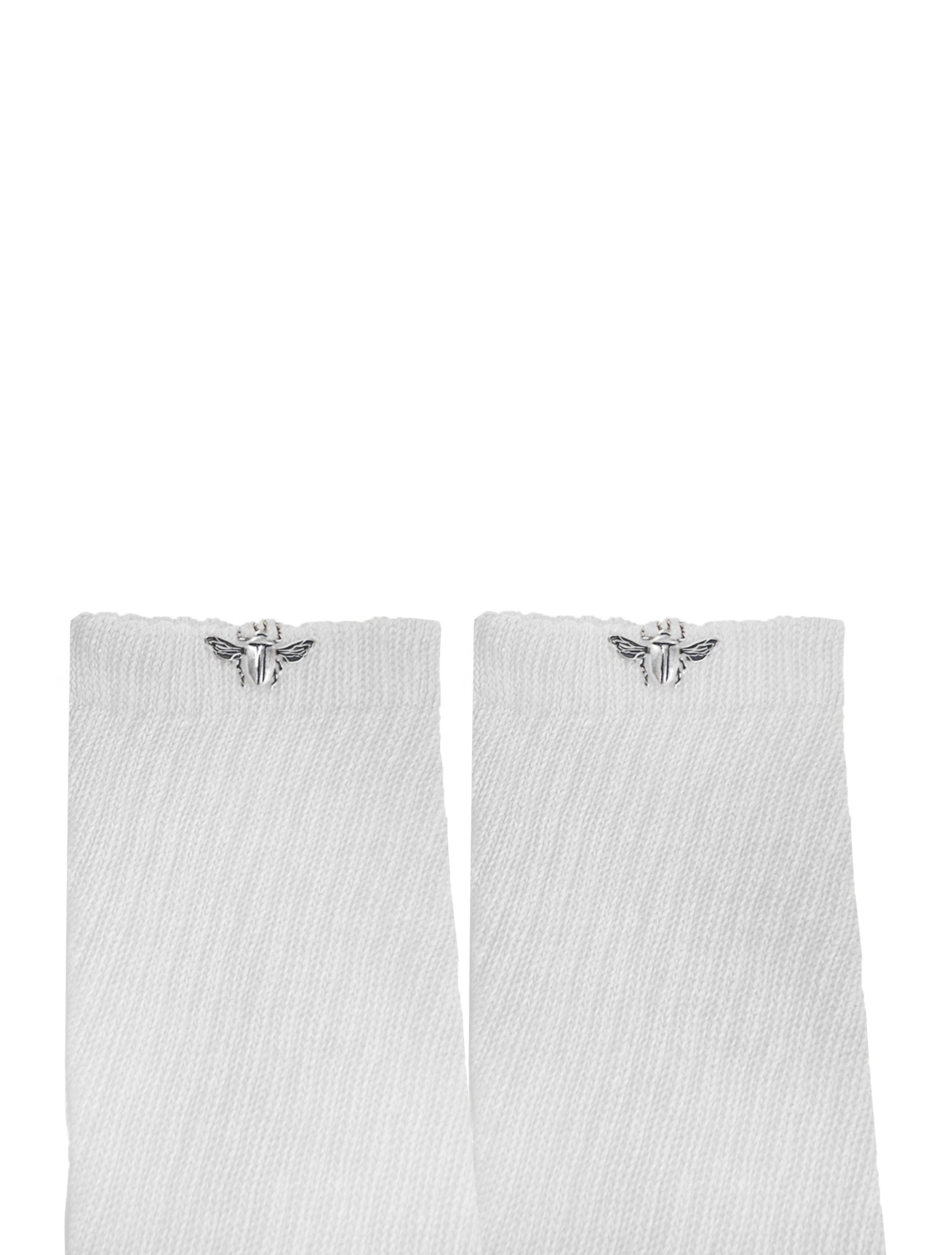 beetle warmer socks (white)