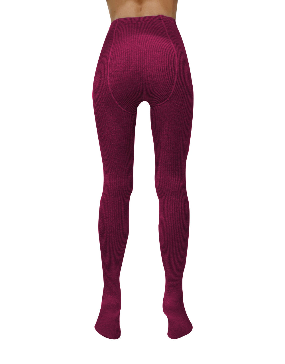 hot-pack winter wool stocking (burgundy)