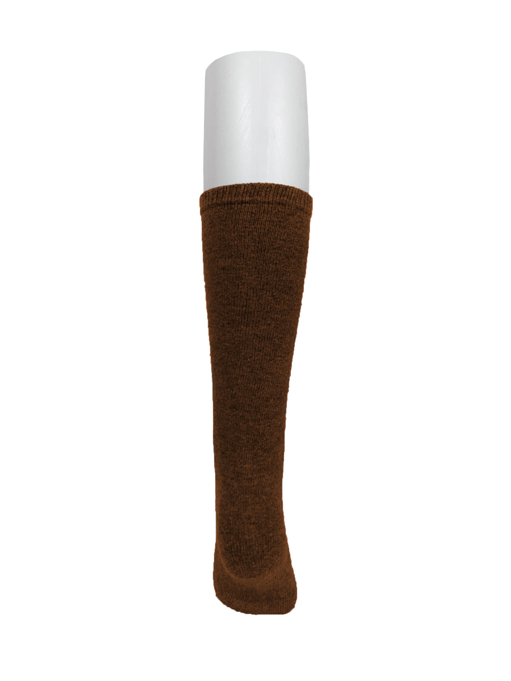 cashmere knee stocking (dark brown)