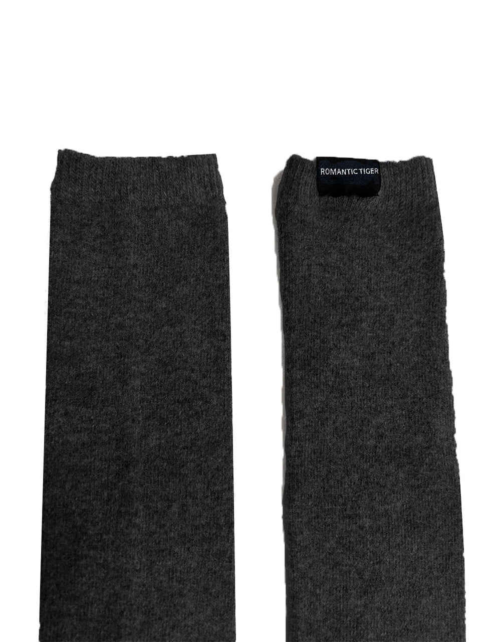 cashmere knee stocking (black)